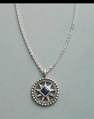 NEW Sundance JEWELRY Sterling Silver Birthstone Necklace Sapphire September - Image 1 of 2