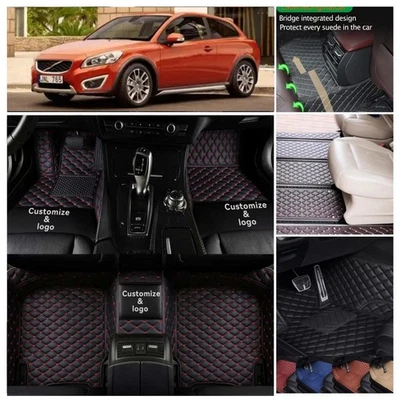 Fit for Volvo C30 2006-2013 Car Floor Mats All Weather Pads Front&Rear Carpets Foto 1 de 4