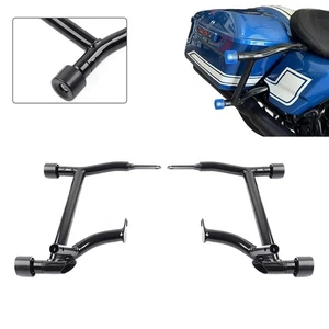 Harley Street Glide FLHX 2014-24 Negro Alforja Bola Alforja - Imagen 1 de 9