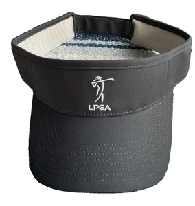 ✅NEW! LPGA Women's Dark Gray Golf Sports Visor Hat Adjustable Strap Back ~ - Picture 1 of 8