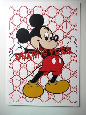 DEATH NYC (1979) SIEBDRUCK VON 2020 ORIGINAL HAND SIGNIERT, NUMMERIERT 32x45cm - Bild 1 von 4