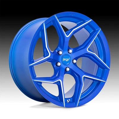 Nicho M268 Torsioni Anodizado Azul Fresado 20x10.5 5x112 27mm (M2682005F8+27) Foto 1 de 4