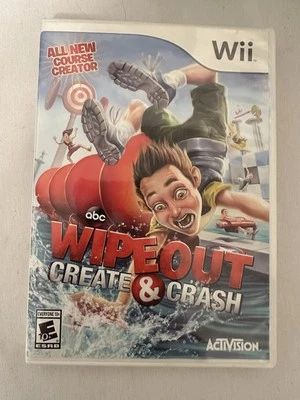 Wipeout: Create & Crash (Nintendo Wii, 2013) No Manual TESTED - Image 1 of 4