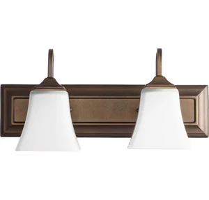 Quorum 5104-2-86 Vani 18" 2-Light Bath Vanity in Oiled Bronze - Picture 1 of 2