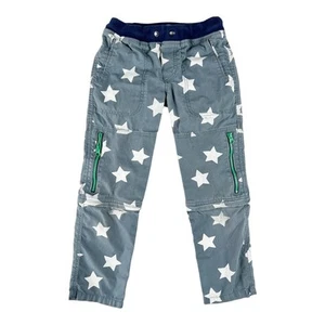 Mini Boden Zip Off Pants in Grey Stars size 8 - Picture 1 of 15