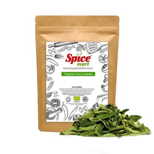 ORGANIC Dried Curry Leaves A Grade Premium Quality Free P&P Soil Asso Certified - Picture 1 of 5