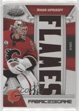 2010-11 Certified Fabric of the Game Die-Cut Team /25 Miikka Kiprusoff #MK