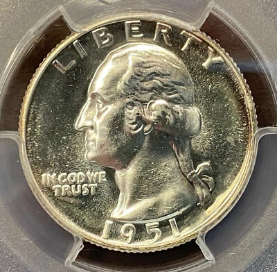 1951 Washington 25¢ PR64 PCGS Near Cameo - Image 1 of 3