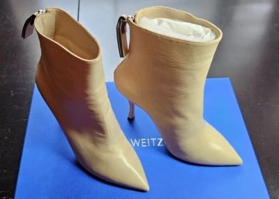 Stuart Weitzman Women's Brown "Juniper" Ankle Boots Heels Shoes Size US 7.5 - Image 1 of 4