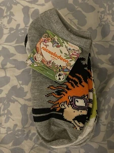Rug Rats No Show Socks 7.5 - 3.5 Boy - Picture 1 of 3