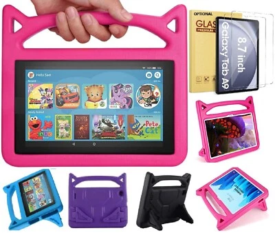 Carrying Case For Samsung Galaxy Tab A9 (8.7") Shockproof Full Body Kids Cover - Image 1 of 3
