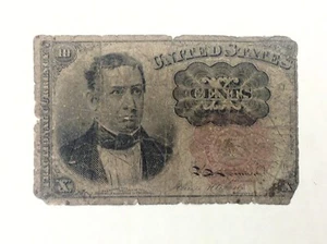 ~  TEN 10 CENTS FIFTH / 5TH ISSUE FRACTIONAL CURRENCY MEREDITH - FREE SHIPPING - Picture 1 of 2