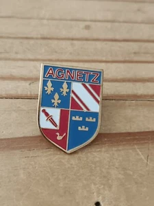 Pin's Pins Pin Enamel 26 France Ville Oise Armoiries HÉRALDIQUE "AGNETZ"  - Picture 1 of 2