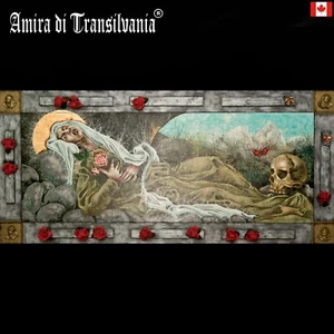 art sacred painting contemporary saint portrait religion christianity catholic - Foto 1 di 24