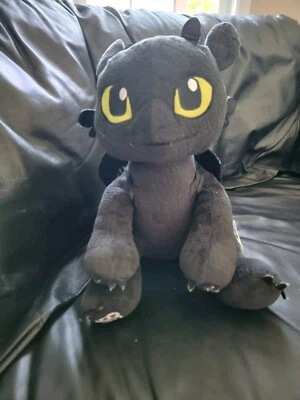 Juguete de peluche Build A Bear Toothless Cómo entrenar a tu dragón Dreamworks Foto 1 de 4