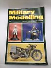 Vintage Februar 1977 Militär Modellierungskatalog Motorrad Triumph WWII 3HW L4681