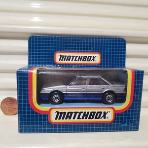 Matchbox 1990 MB2 Silver + Blue ROVER STERLING Car Nu in C9 Mint Box - Picture 1 of 5