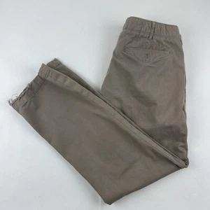Gap Chino Pants Mens 32x30 Khaki Flat Front - Picture 1 of 10
