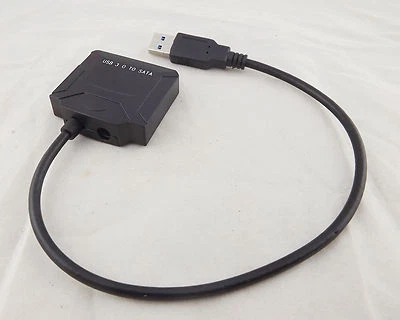 USB 3.0 Male To SATA 22 Pin Adapter Converter Cable For 2.5" 3.5" HDD Hard Drive - Image 1 of 4
