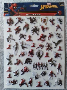 Marvel Spider-Man 3D Sticker (ca. 50 Stück) NEU & OVP - Bild 1 von 1