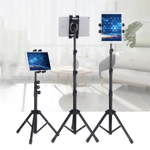 Adjustable 4.7-12.9" Stable Tripod Floor Stand Lazy Tablet Mount Holder for iPad - Picture 1 of 17