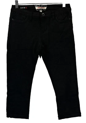 Calça cropped feminina Hot Kiss Get the Lift preta tamanho 7 - Imagem 1 de 4