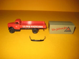 Brekina - 1:87 - H0 - B 4500 Borgward - Pritsche/Plane "Lloyd Motoren" - Bild 1 von 4