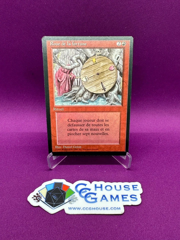 MTG Magic - Wheel of Fortune Revised French FBB Reserved List NM *CCGHouse* - Image 1 of 4