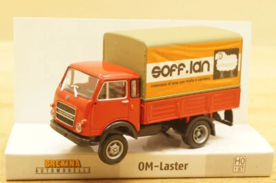 Spur HO Brekina 34640 Piccolo Camion LKW OM Lupetto 25 " SOFFLAN " NUOVO in OVP - Immagine 1 di 2