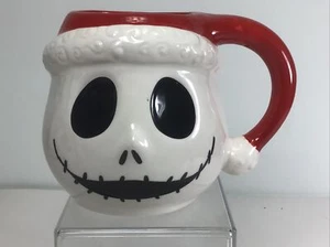 Disney Jack Skellington Nightmare Before Christmas Santa Coffee Mug Tim Burton - Picture 1 of 6
