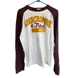 Vtg 90s Abercrombie Fitch Muscle Shirt XL Made In Mariana Islands Spell Out - Picture 1 of 7