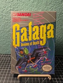 Galaga: Demons of Death (Nintendo NES 1988)  CIB w/ Inserts 