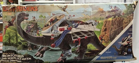 Tyco Toys Dino Riders Brontosaurus (with box and inserts) Cover