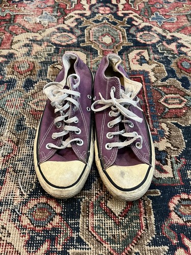 ??Scarpe basse vintage Converse All Star Chuck Taylor viola taglia 6 Usa