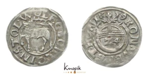 Stolberg-Stolberg, Wolfgang Georg, Kipper Groschen 1619 CZ, Wernigerode, 1,16g. - Bild 1 von 1