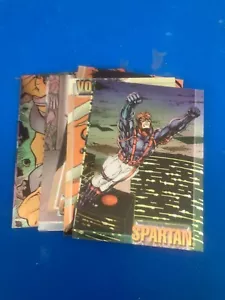 1995 WILDC.A.T.S THE ANIMATED SERIES. FOIL ETCHED SET 9 CARDS "VERY RARE!!" - Picture 1 of 2