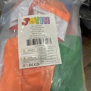 JOYIN 12” Rainbow Beach Balls (12 Pack); Inflatable 12pcs Beach Pool Party Toys - Picture 1 of 4