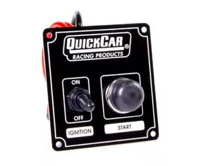 Panel de control de encendido QuickCar arranque negro 1 palanca/1 botón de arranque USRA - Imagen 1 de 1