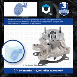 Water Pump fits TOYOTA YARIS VERSO NCP21 1.5 00 to 05 1NZ-FE Coolant Blue Print