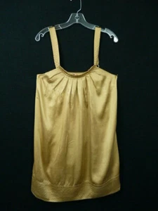 BCBG MaxAzria Yellow/Gold Silk  Casual Dress Size S-M - Picture 1 of 12