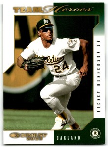 2003 DONRUSS TEAM HEROES RICKEY HENDERSON OAKLAND ATHLETICS #367
