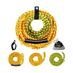 Tow Rope for Tubing 3 Sections Boat Tow Rope 1-6 Person Heavy Duty 6K Tube Ro... - Picture 1 of 7