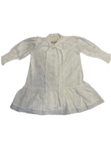 Petit Amalie Ivory Bow Dress Size 8 - Picture 1 of 2