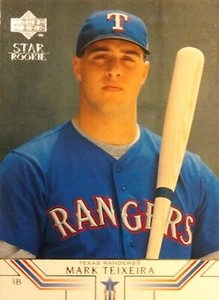 2002 Upper Deck #2 Rookie  Mark Teixeira - Texas Rangers 