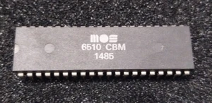 MOS 6510 (1485) CPU Commodore 64 Tested 100% working - Picture 1 of 3