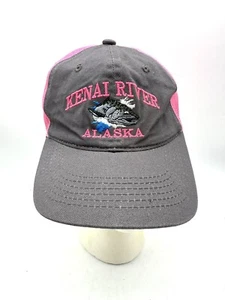 Kenai River Alaska Trucker Cap Snapback Hat Fishing Hunting Outdoor Pink - Picture 1 of 5