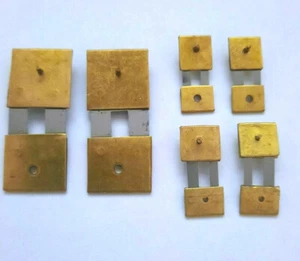 6x Assorted Brass Clock Pendulum Suspension Springs - SU8 - Picture 1 of 1