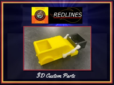 "Trash Truck Bed" Custom 3D Printed for '71 HW Heavyweight "YELLOW" SCR-P0180B - Image 1 of 4