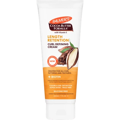 Creme definidor de cacau Palmer's fórmula manteiga comprimento retenção cachos, 7 fl. oz. - Imagem 1 de 2