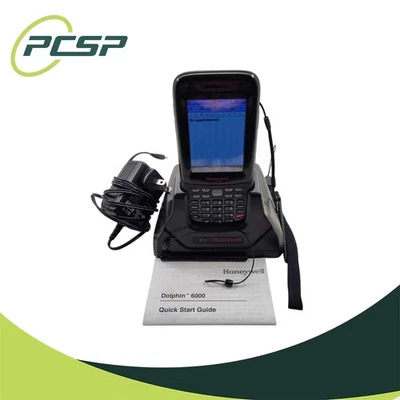 Honeywell Dolphin 6000LU1-GC111SE1 1D Laser Scanner w/ 6000-HB Cradle WiFi Demo - Image 1 of 4
